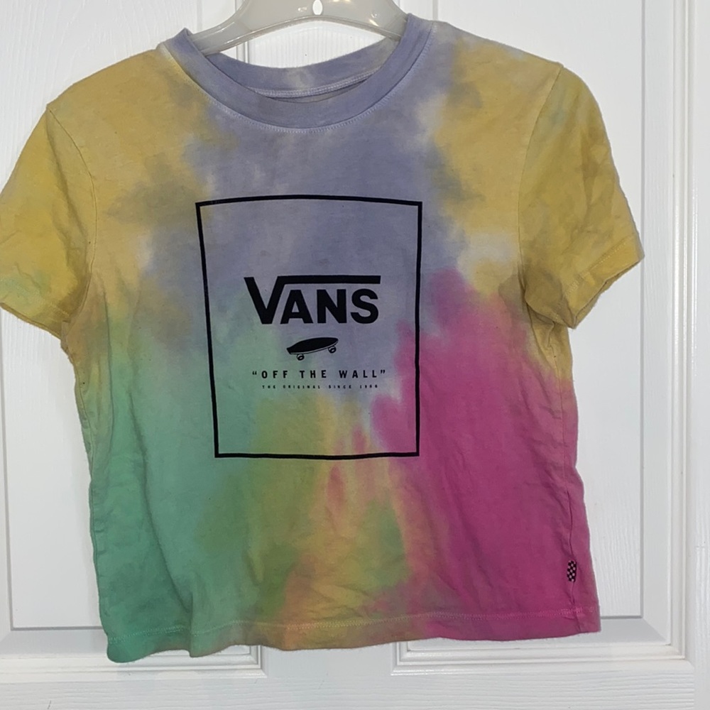 Vans girls tee tie dye - girls XL can fit woman’s small/medium
